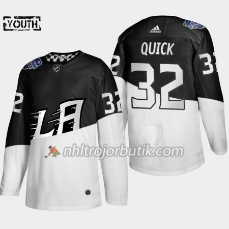 Barn Ishockey Los Angeles Kings tröja Jonathan Quick 32 Adidas 2020 Stadium Series Authentic